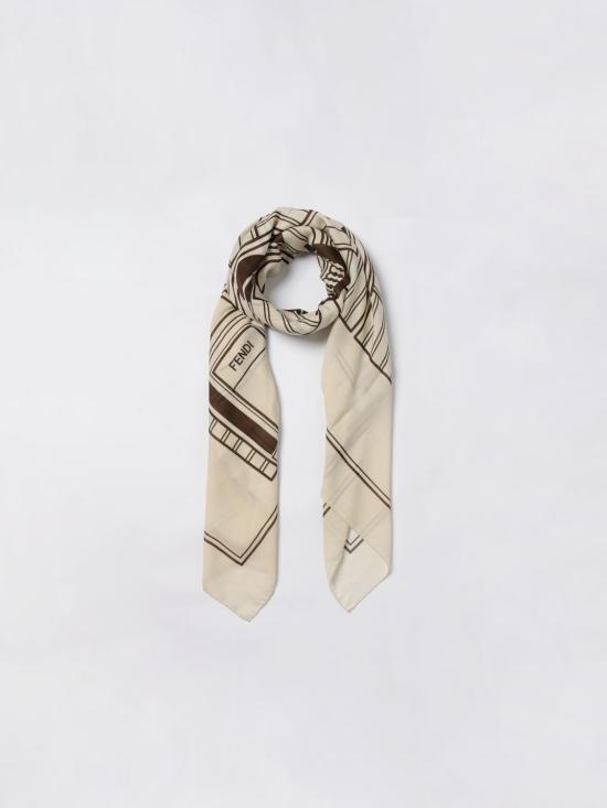 25SS 펜디 머플러/스카프 FXS323ATVC F0EXT White - FENDI