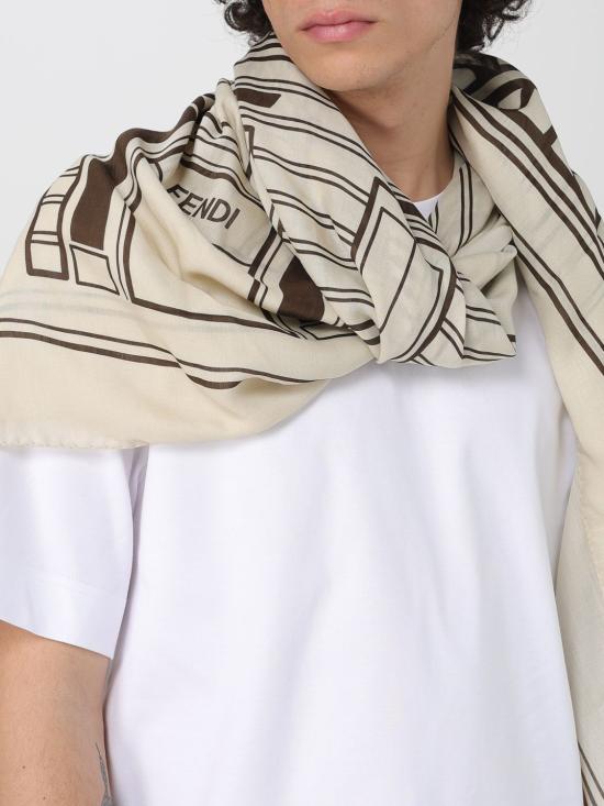 25SS 펜디 머플러/스카프 FXS323ATVC F0EXT White - FENDI