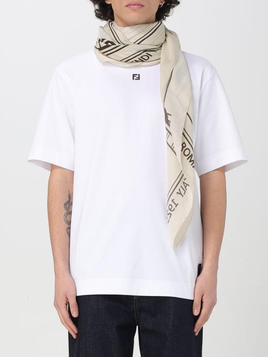 25SS 펜디 머플러/스카프 FXS323ATVC F0EXT White - FENDI