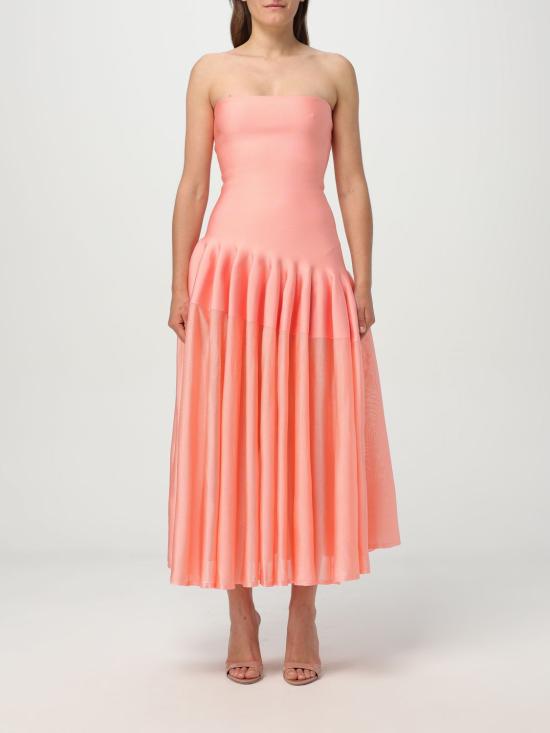 25SS 알라이아 롱 원피스 AA9R2648K031A 140 Pink