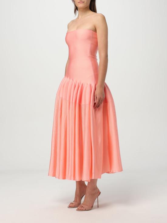 25SS 알라이아 롱 원피스 AA9R2648K031A 140 Pink - ALAIA