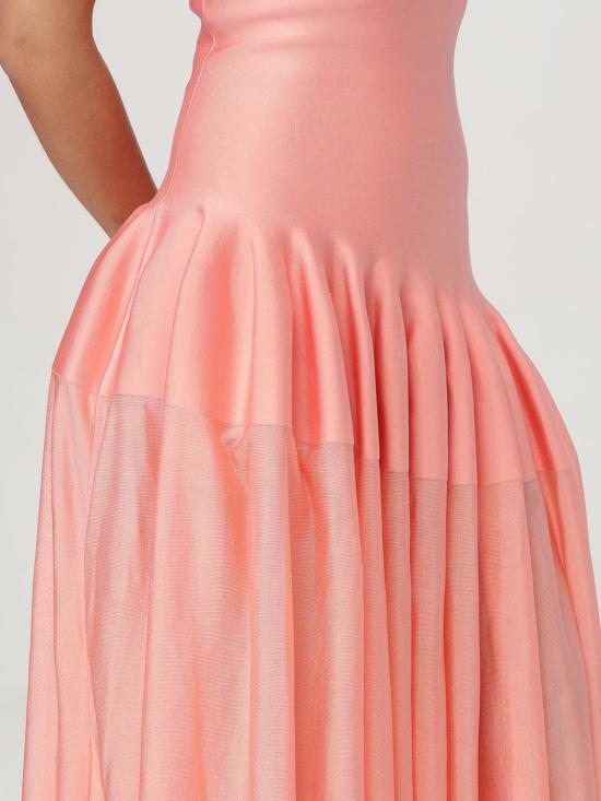 25SS 알라이아 롱 원피스 AA9R2648K031A 140 Pink - ALAIA