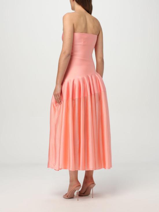 25SS 알라이아 롱 원피스 AA9R2648K031A 140 Pink - ALAIA