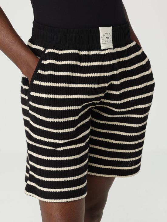 25SS 엠포리오 아르마니 숏팬츠 EW000385AF10886 FC061 Black - EMPORIO ARMANI