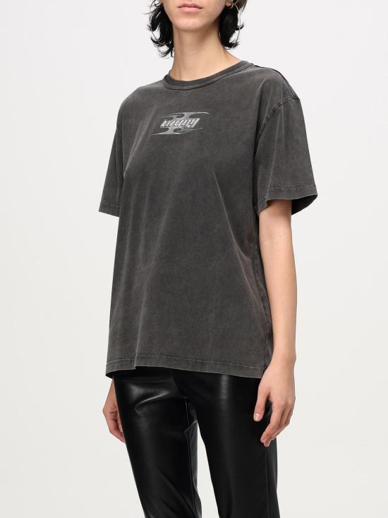 25FW 알렉산더 왕 반팔 티셔츠 4CC4241515 208A Brown - ALEXANDER WANG