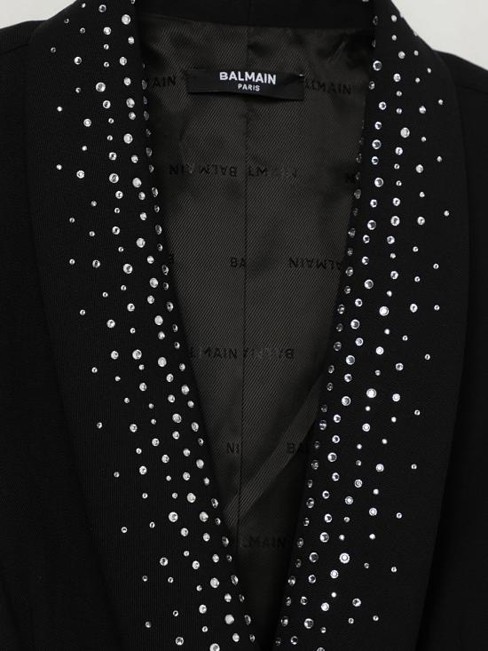 25FW [키즈] 발망 원피스 BW1C90I0196 930 Black - BALMAIN