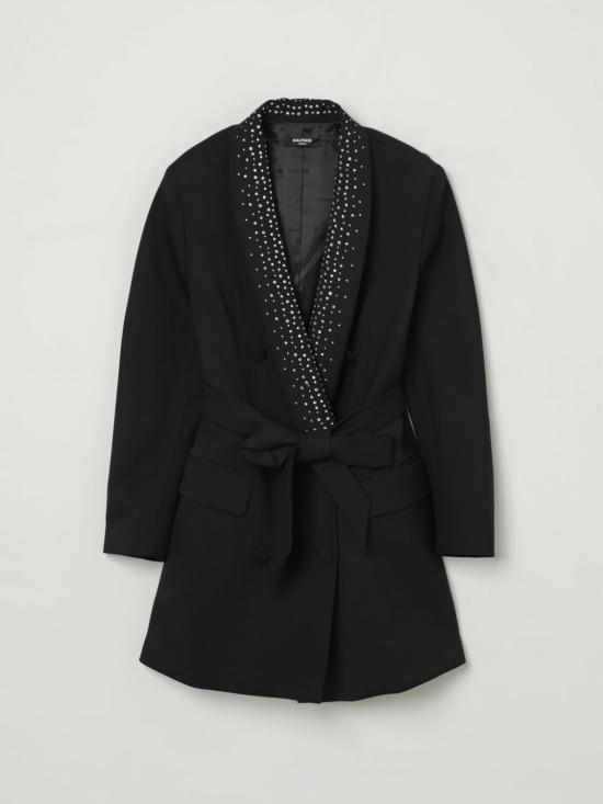 25FW [키즈] 발망 원피스 BW1C90I0196 930 Black