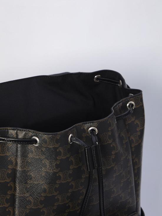 25SS 셀린느 백팩 120812GL738SI BLACK DOM - CELINE