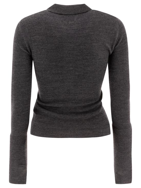 25FW 가니 긴팔 티셔츠 K2314523 Grey - GANNI