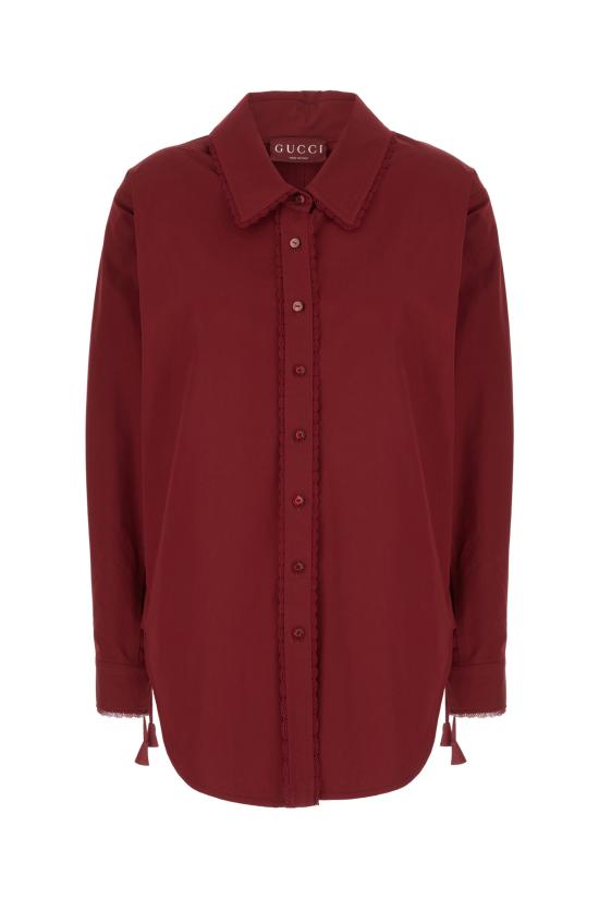 25SS 구찌 셔츠 830353Z7ADR 6052 ROSSO ANCORA