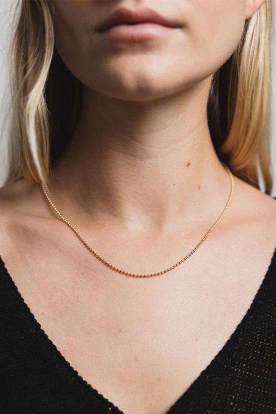  울프 시러스 목걸이/팬던트 울프 서커스 볼 체인 네크리스 골드 - WOLF CIRUS