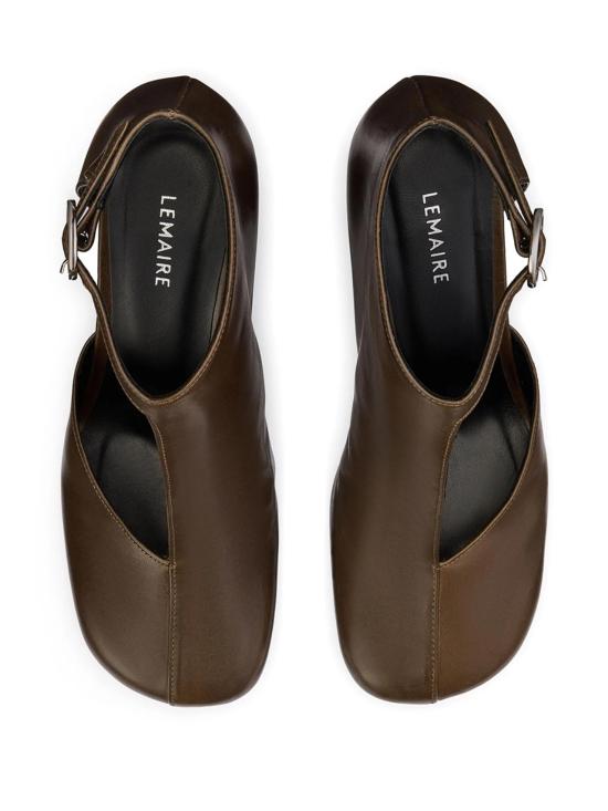 25SS 르메르 힐/펌프스 FO0171LL0078 BR449 DARK BROWN - LEMAIRE