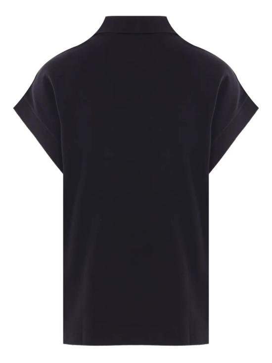 25SS 생로랑 폴로 티셔츠 824091Y37HC 1000 NERO - SAINT LAURENT