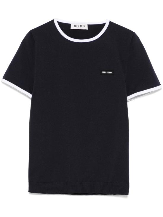 25SS 미우미우 스웨터 MMLA88SOOO16WL F022X BLU BIANCO