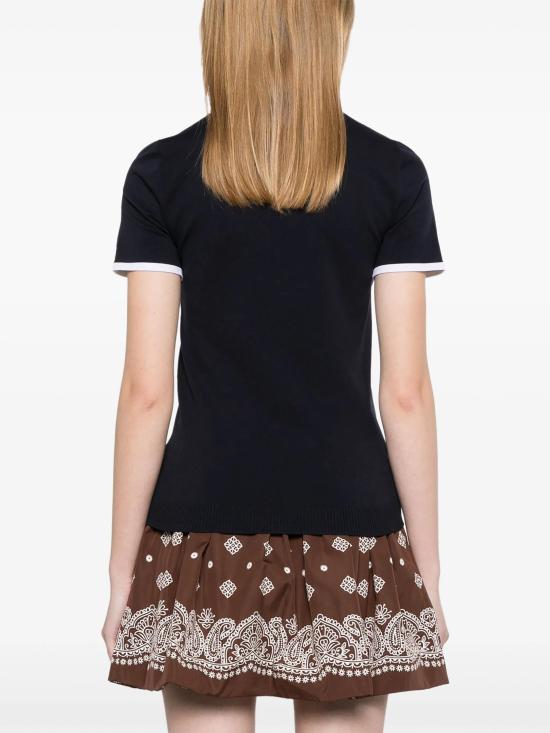 25SS 미우미우 스웨터 MMLA88SOOO16WL F022X BLU BIANCO - MIU MIU