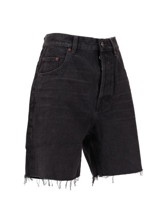 25SS 생로랑 숏팬츠 824078Y07YC 1544 BLACK VENDOME - SAINT LAURENT