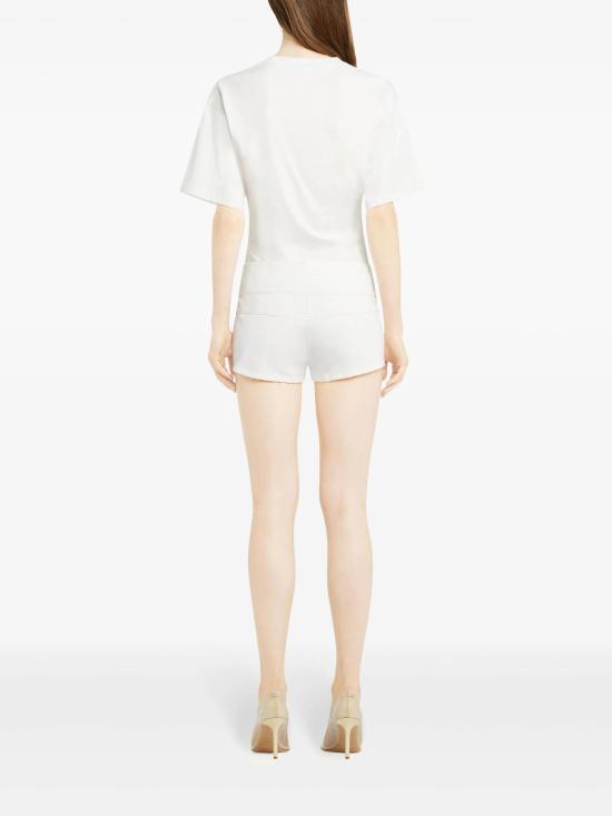 25SS 쿠레쥬 피티드 코튼 티셔츠 125JTS168JS0107 0001 HERITAGE WHITE - COURREGES