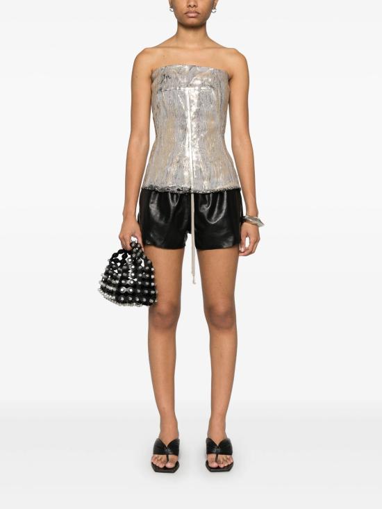 25SS 릭 오웬스 숏팬츠 RO01E7379LBY 09 BLACK - RICK OWENS