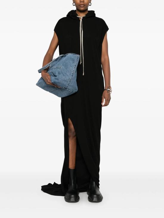 25SS 릭 오웬스 롱 원피스 DS01E3517RN 09 BLACK - RICK OWENS