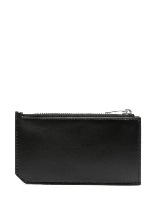 25SS 생로랑 매트 레더 타이니 카산드라 프라그망 지퍼 카드 케이스 6298991JB0E 1000 NERO - SAINT LAURENT