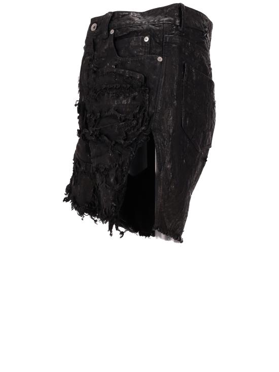 25SS 릭 오웬스 숏팬츠 RO01E7381BMT 09 BLACK - RICK OWENS