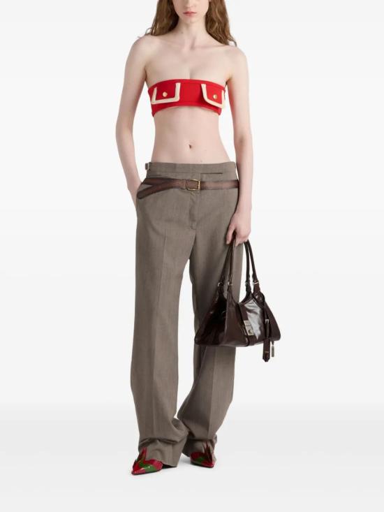 25SS 프라다 스트레이트 팬츠 P242JSOOO16NO F0572 ARGILLA - PRADA