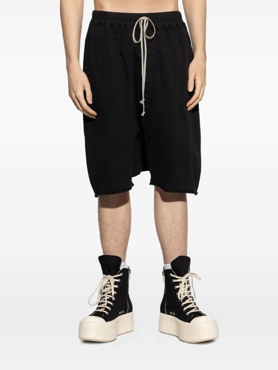 25SS 릭 오웬스 숏팬츠 DU01E3380RIGP 09 BLACK - RICK OWENS