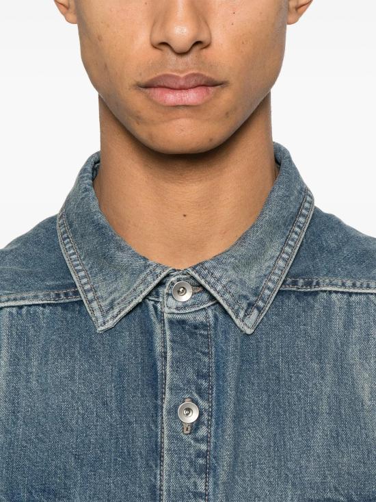 25SS 릭 오웬스 베스트 DU01E3764DWB 06 WASHED INDIGO - RICK OWENS
