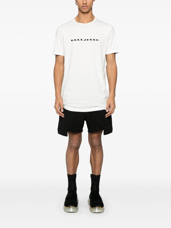 25SS 릭 오웬스 반팔 티셔츠 DU01E3250RNEP5P 1109 MILK BLACK - RICK OWENS