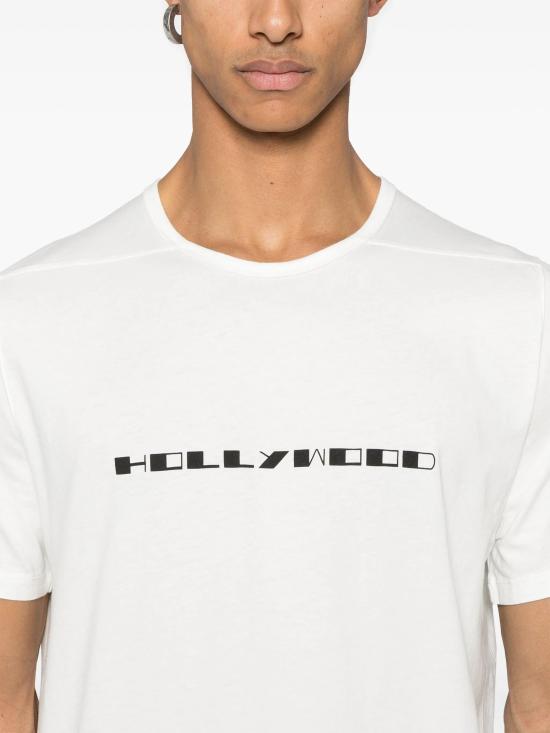 25SS 릭 오웬스 반팔 티셔츠 DU01E3250RNEP5P 1109 MILK BLACK - RICK OWENS