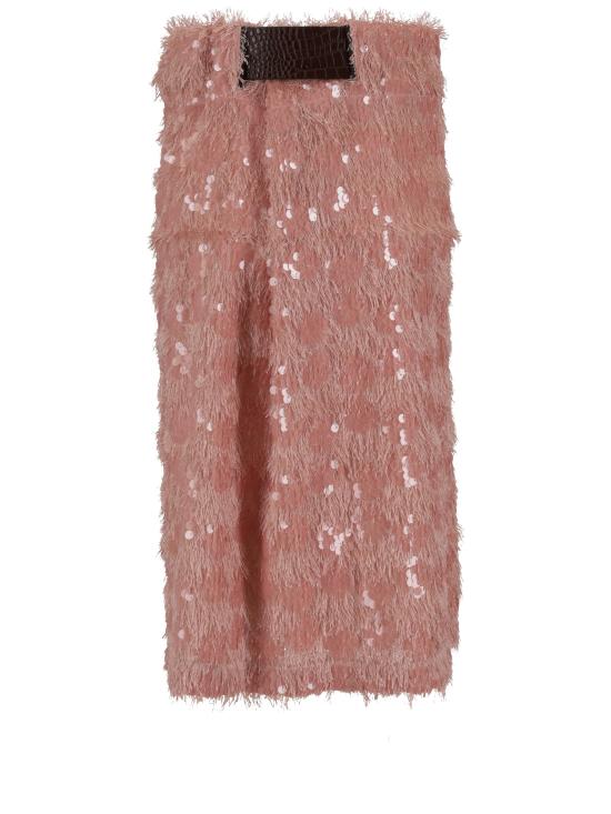 25SS 니콜로 파스콸레티 미디 스커트 NP07S001PESQ ROSA - NICCOLÒ PASQUALETTI