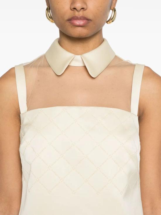 25SS 엘리자베타프랜치 숏 원피스 AB79652E2 DC7 LEMONADE - ELISABETTA FRANCHI