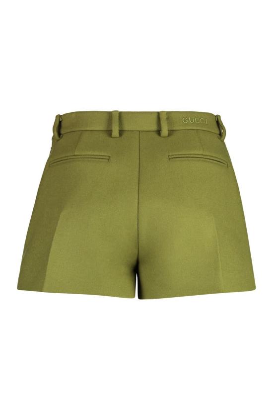24FW 구찌 숏팬츠 810373ZARFV 3583 GREEN - GUCCI