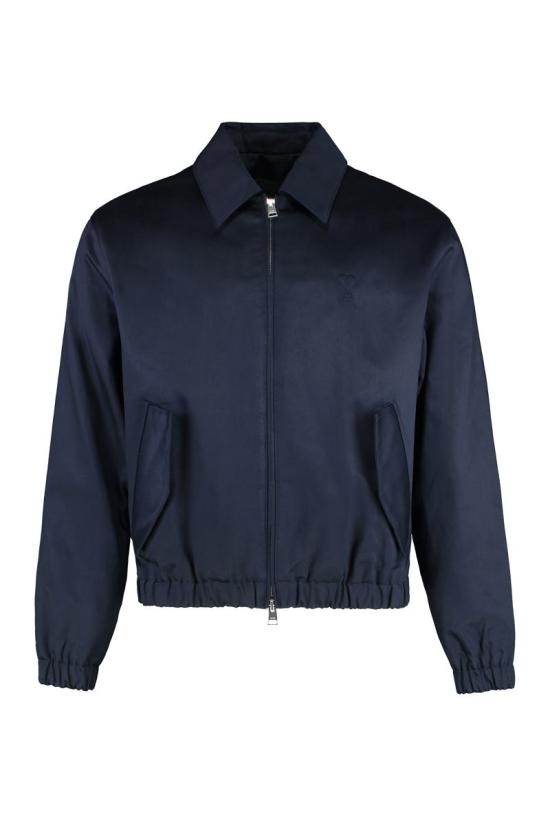 25SS 아미 ADC 코튼 새틴 지퍼 자켓 HJK040CO0103 4011 BLUE