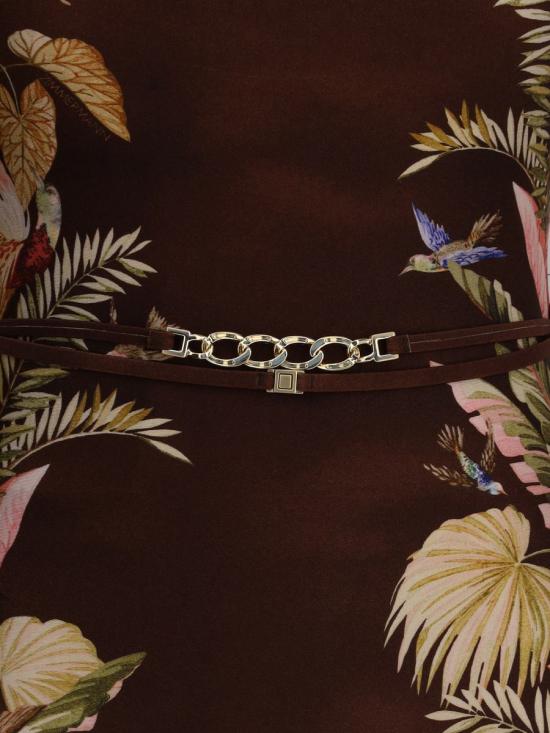 25FW 짐머만 원피스 수영복 4258WSS253 BURPLMFLO BROWN - ZIMMERMANN