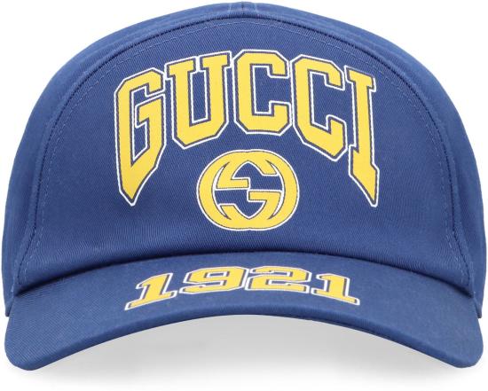  구찌 모자 7731354HA7F 4200 BLUE - GUCCI
