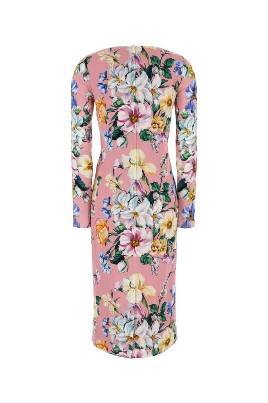 25SS 돌체앤가바나 미디 원피스 F6GAVTFSA7G HF5JC PINK - DOLCE & GABBANA