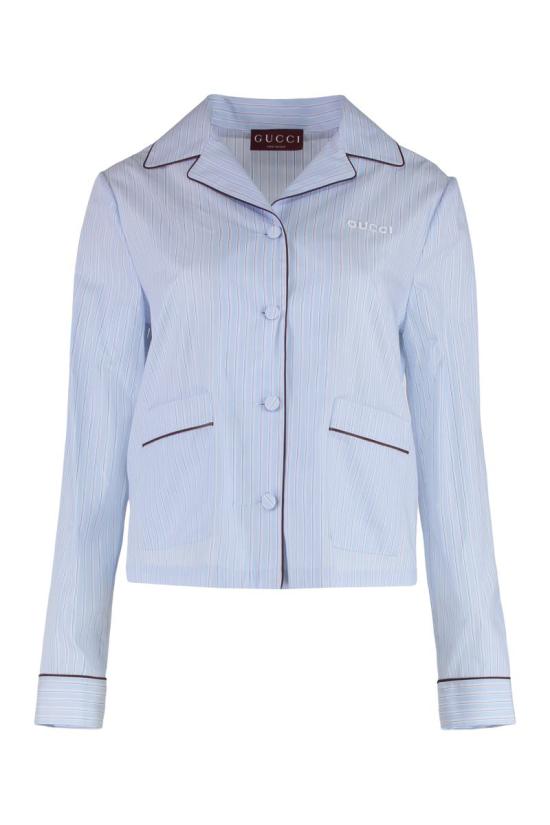 25SS 구찌 셔츠 818455ZAPIU 4305 BLUE