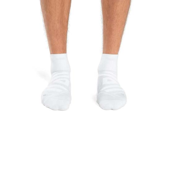  온 러닝 양말 러닝용 남성용 퍼포먼스 미드 삭스 화이트/아이보리 - ON RUNNING