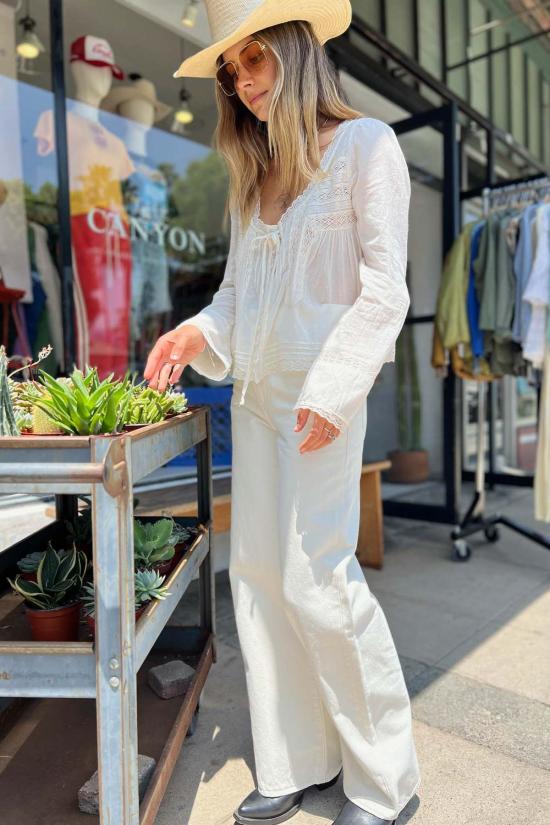  리바이스 데님 팬츠 리비케이지 와이드 레그 진 거의 추워요 - LEVI'S