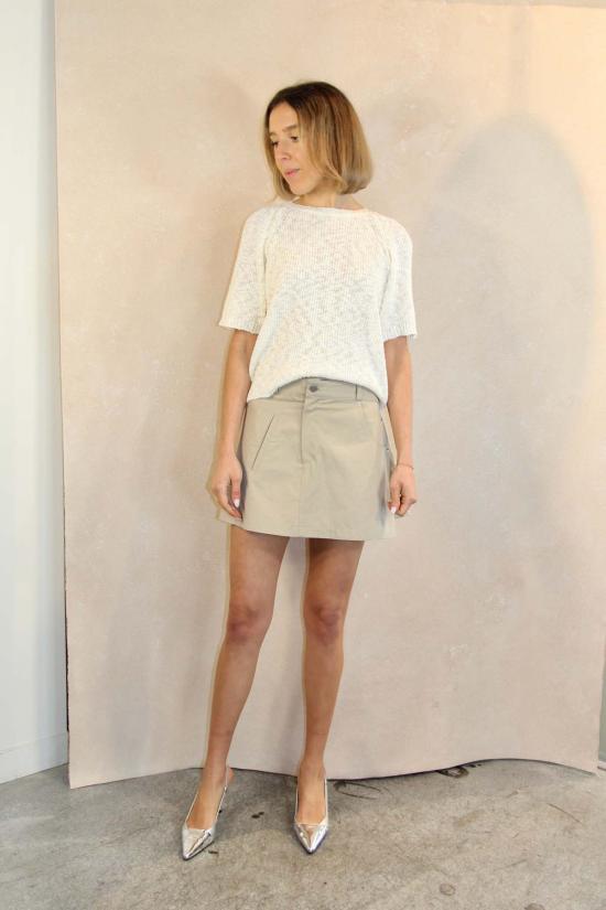  더 엔케이씨 스토어 반팔 티셔츠 Nkc 스토어 말로리 화이트  화이트 - The NKC Store