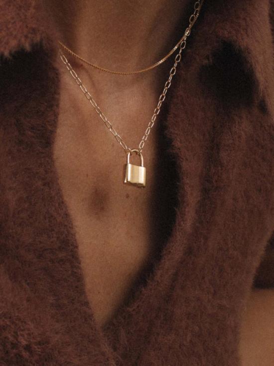  메리위프 목걸이/팬던트 메레위프 와이엇 체인 골드