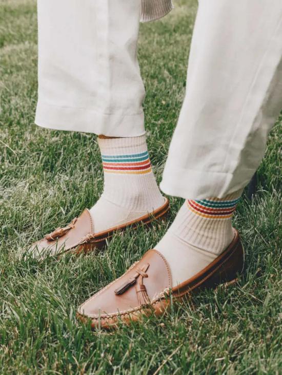  American Trench 양말 아메리칸 트렌치 샘 크루 카키 - OTHER BRANDS