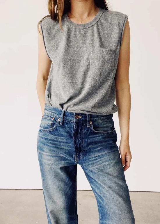  헤이갱 민소매 티셔츠 머슬 티셔츠 - HEY GANG