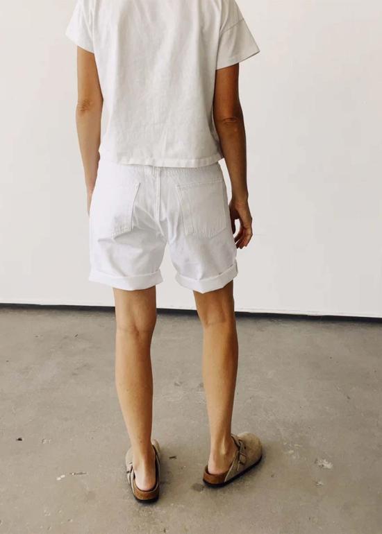  헤이갱 데님 숏팬츠 데님 반바지 화이트 - HEY GANG