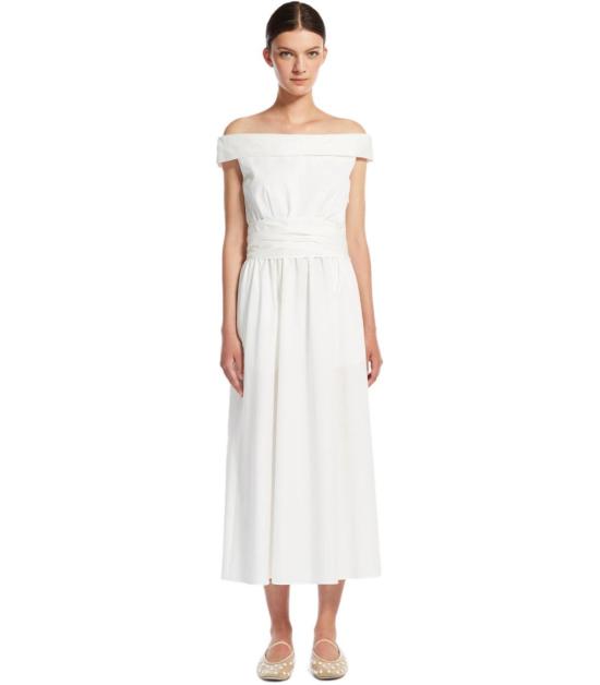 25SS 위켄드막스마라 롱 원피스 2515221036600 016 38 White - WEEKEND MAX MARA