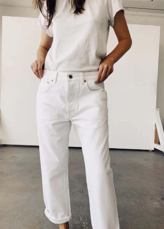  헤이갱 데님 팬츠 헤이 갱 루즈 크롭 - HEY GANG