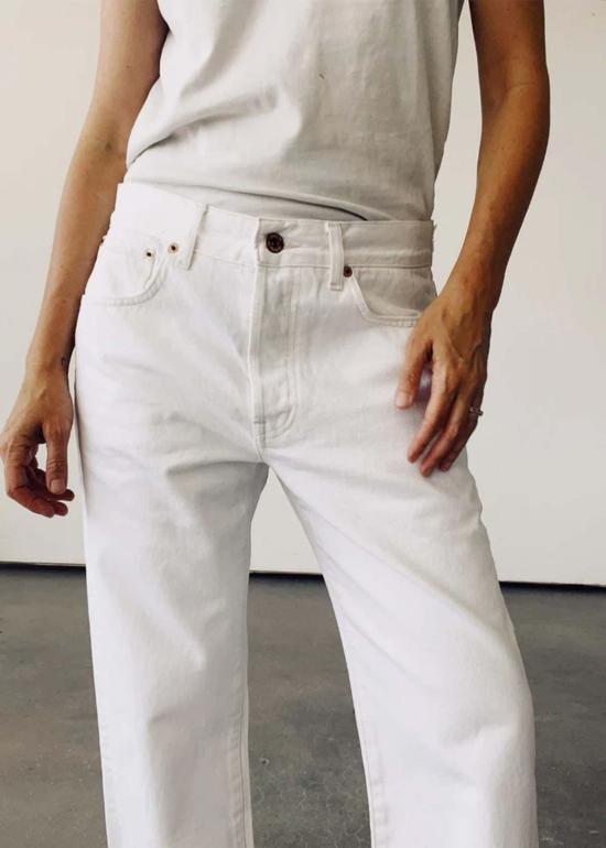  헤이갱 데님 팬츠 헤이 갱 루즈 크롭 - HEY GANG