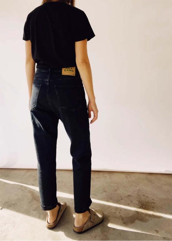  헤이갱 데님 팬츠 헤이 갱 루즈 크롭 - HEY GANG