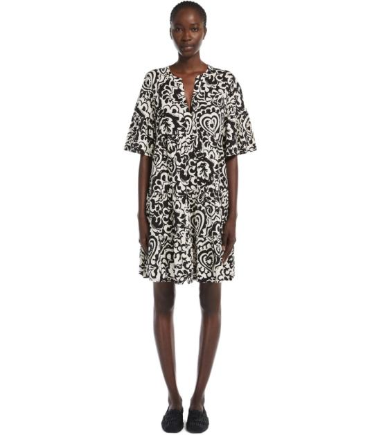 25SS 위켄드막스마라 숏 원피스 2515621072600 005 S Black - WEEKEND MAX MARA